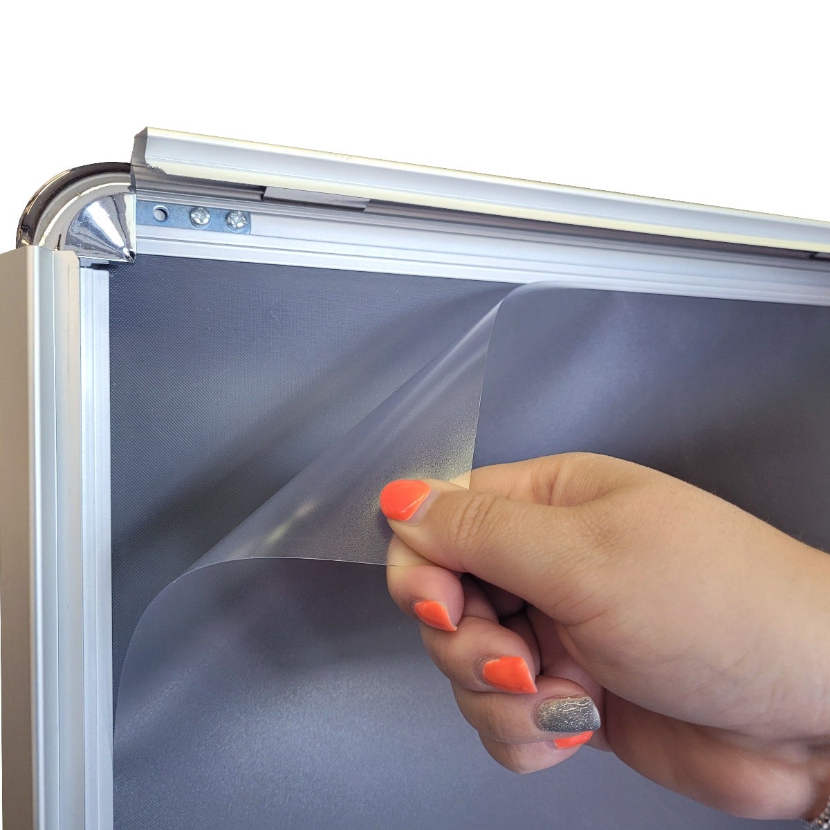 Aluminum A-Frame Sign Holder | Indoor - Eddie's Hang-Up Display Ltd.