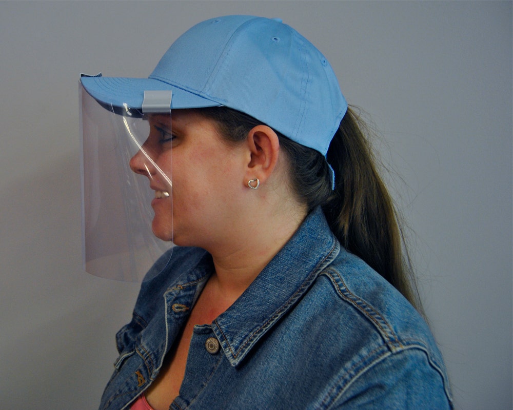 Face Shields | For Ball Caps | 3 Per Kit - Eddie's Hang-Up Display Ltd.
