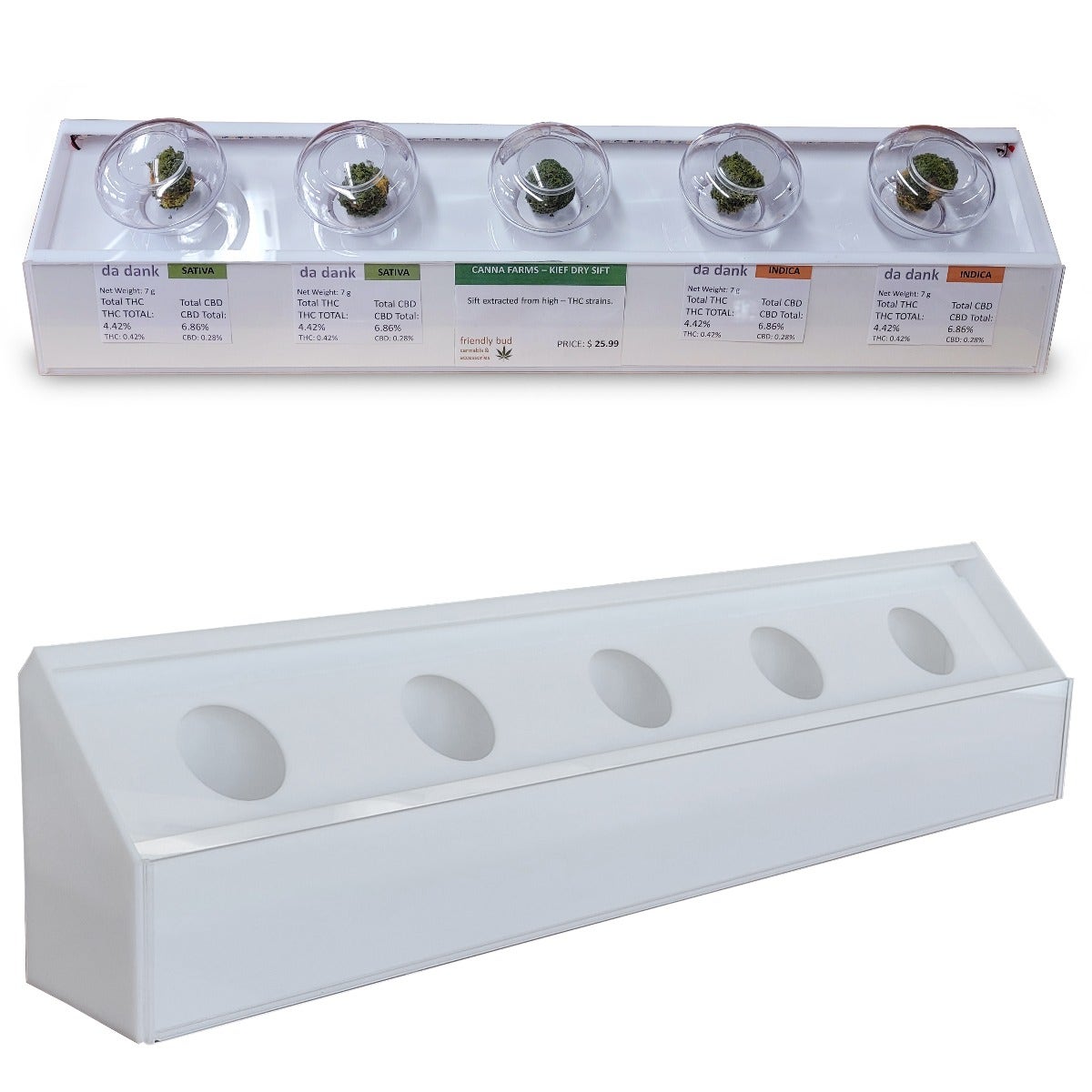 Aroma Orb™ Display Bar | Acrylic - Eddie's Hang-Up Display Ltd.