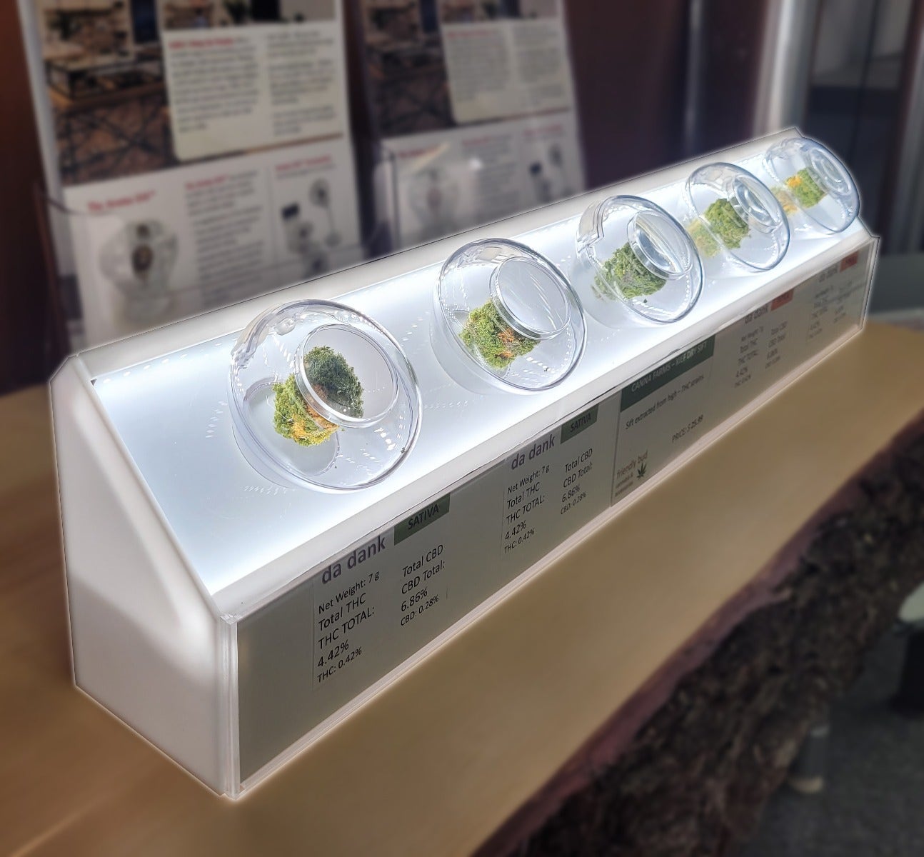 Aroma Orb™ Display Bar | Acrylic - Eddie's Hang-Up Display Ltd.