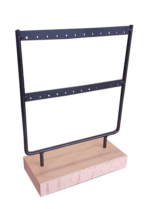 Wooden and Metal Earring Display - Eddie's Hang-Up Display Ltd.
