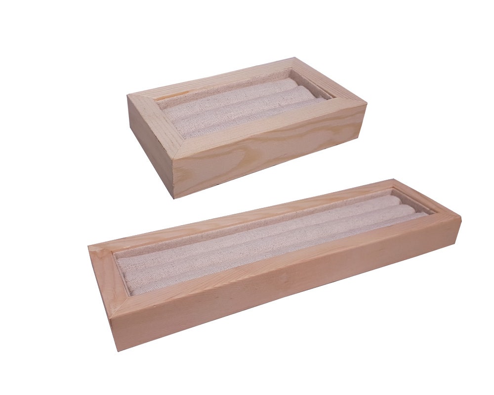 Wooden Ring Trays - Eddie's Hang-Up Display Ltd.