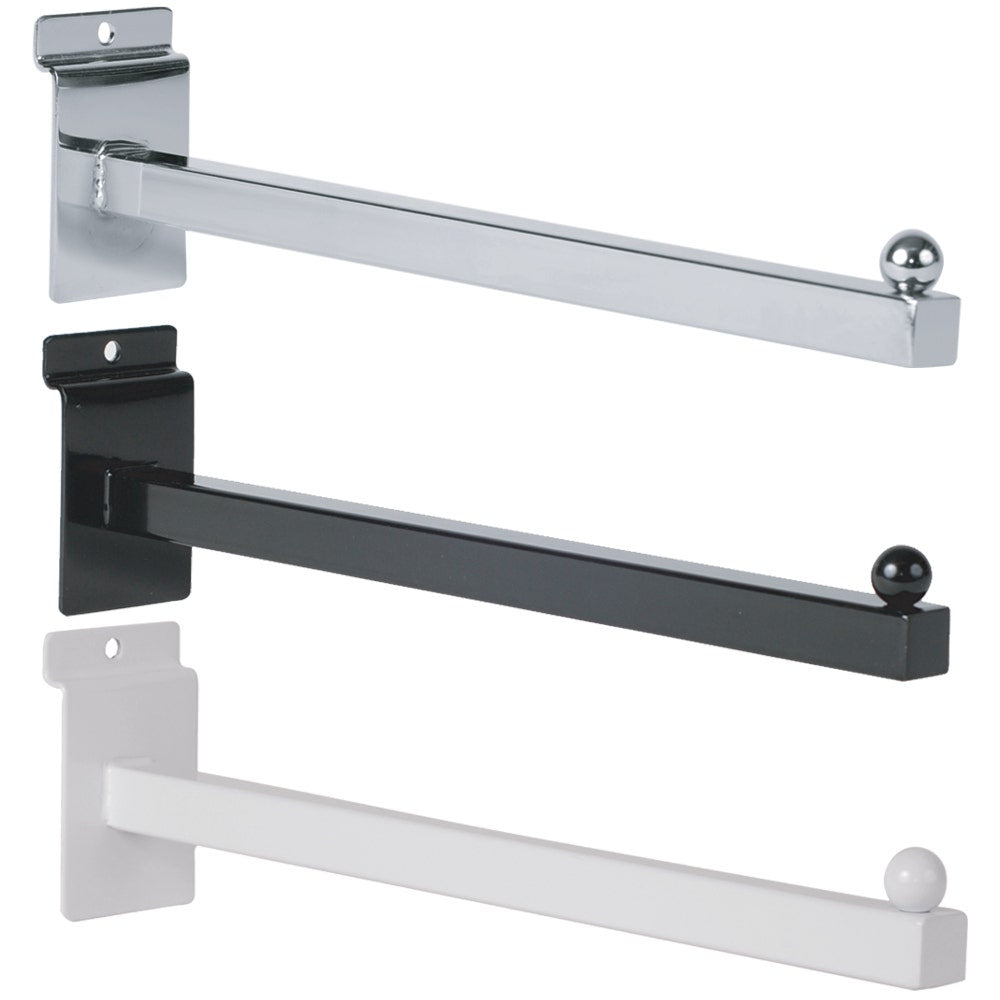 12" slat wall straight arms