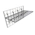 Slatwall & Grid Flat Wire Shelf | 12" x 24"