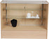 Retail Counter & Glass Display Case Combo | 2 Shelves