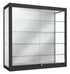 Wall Mounted LED Lit Display Cases | Black or Silver