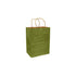 Leaf Green 100% Recycled Kraft Paper Bags With Handles