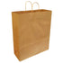 100% Recycled Paper Shopping Bags | Kraft Brown | Twisted Paper Handles