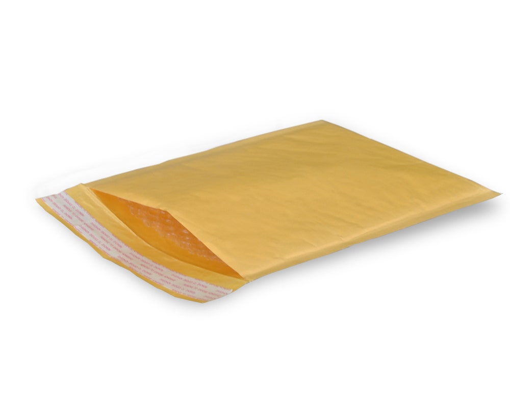 Bubble Mailer Envelopes | Kraft  | Packs of 25 - Eddie's Hang-Up Display Ltd.