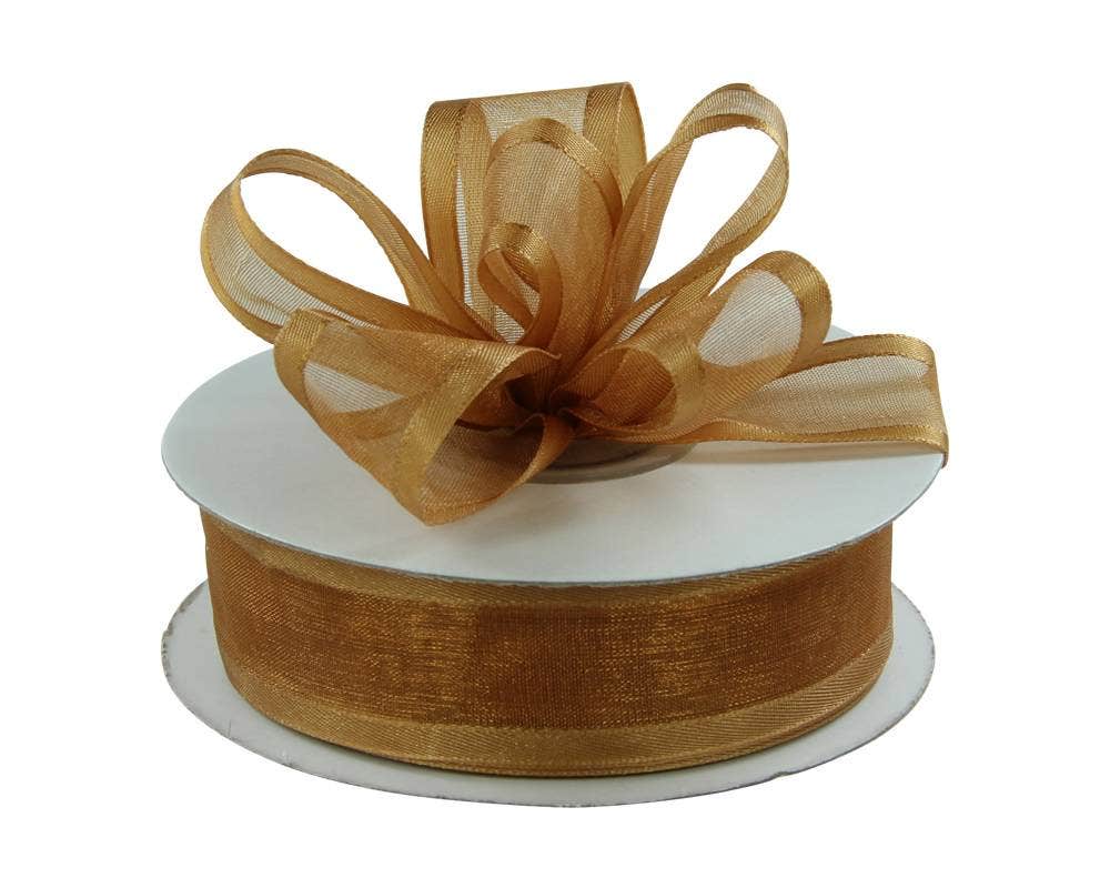 Satin Edge Sheer Ribbon | 100 Yard Rolls - Eddie's Hang-Up Display Ltd.