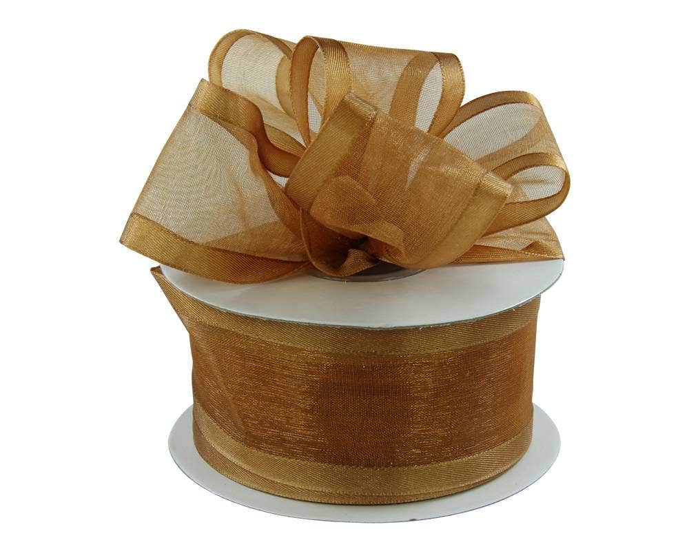 Satin Edge Sheer Ribbon | 100 Yard Rolls - Eddie's Hang-Up Display Ltd.