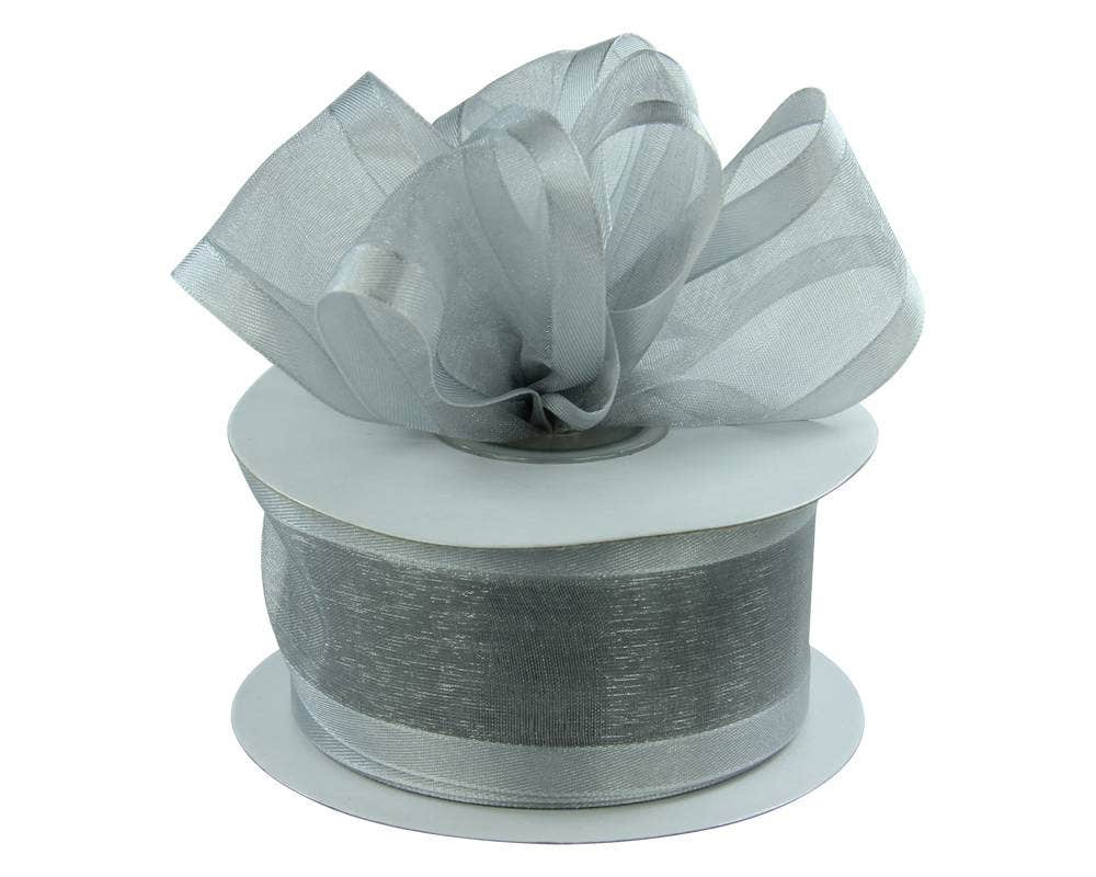 Satin Edge Sheer Ribbon | 100 Yard Rolls - Eddie's Hang-Up Display Ltd.