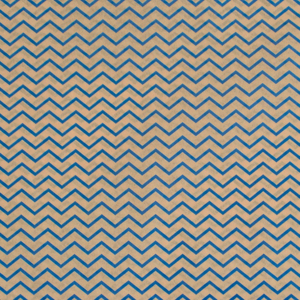 Tissue Paper | Blue Chevron - Eddie's Hang-Up Display Ltd.