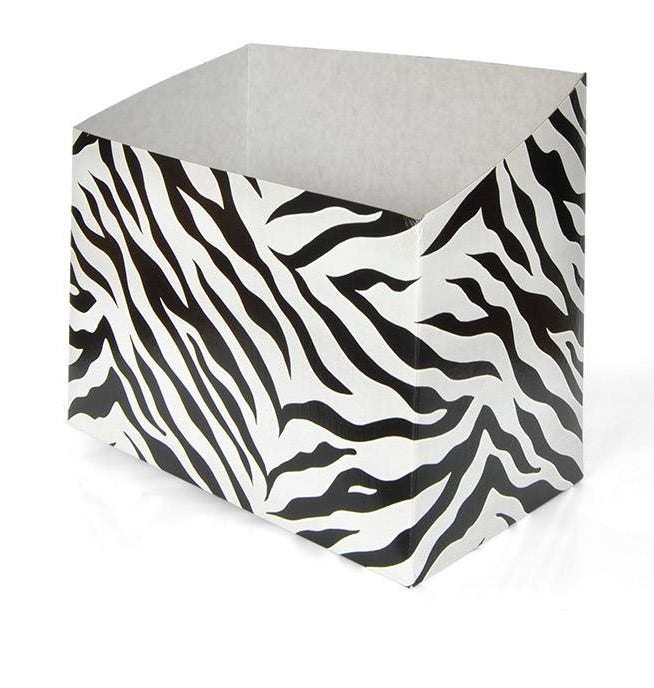 Zebra Gift Basket Box | Large - Eddie's Hang-Up Display Ltd.