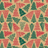 Red & Green Christmas Trees| Kraft | 24" x 100'