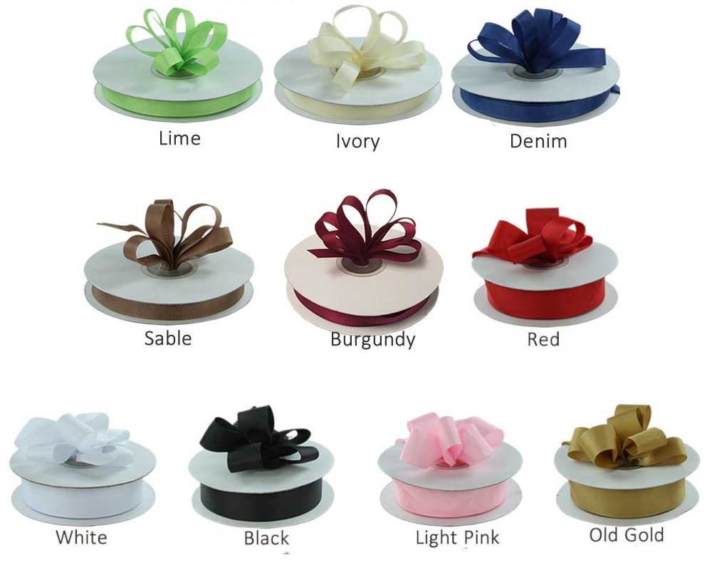 Grosgrain Ribbon | 100 Yard Rolls - Eddie's Hang-Up Display Ltd.