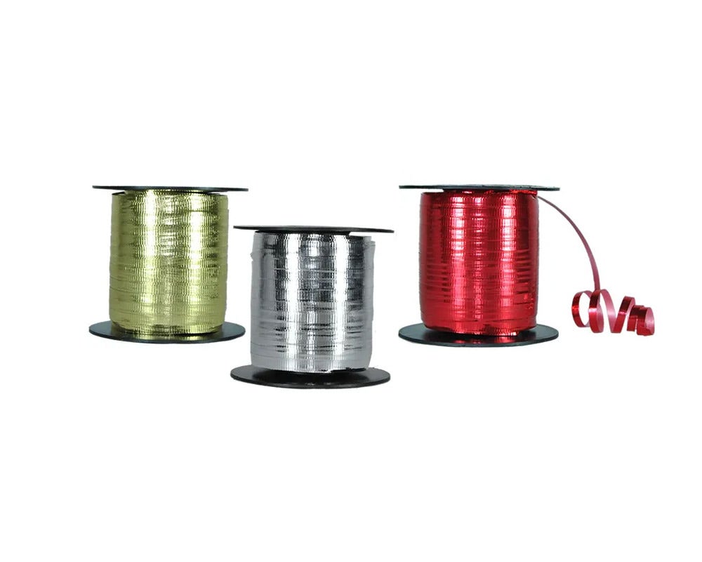 Metallic Curling Ribbon | 3/16" x 250 yards - Eddie's Hang-Up Display Ltd.
