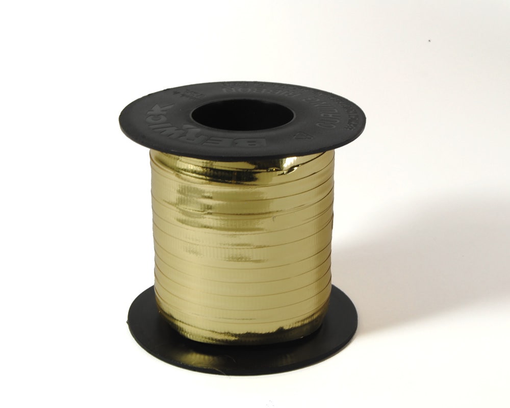 Metallicgoldcurlingribbon