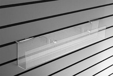 Slatwall Literature Trough - 24" long