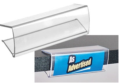 Sign Holder For Wood Shelving