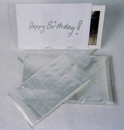 Plastic Bags | Peel & Stick | Clear | 100 Pk - Eddie's Hang-Up Display Ltd.