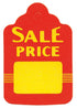 One Part Stringless Tags "Sale Price" - 1-3/4" x 1-7/8"
