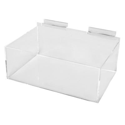 Slatwall Acrylic  Single Pocket Bin