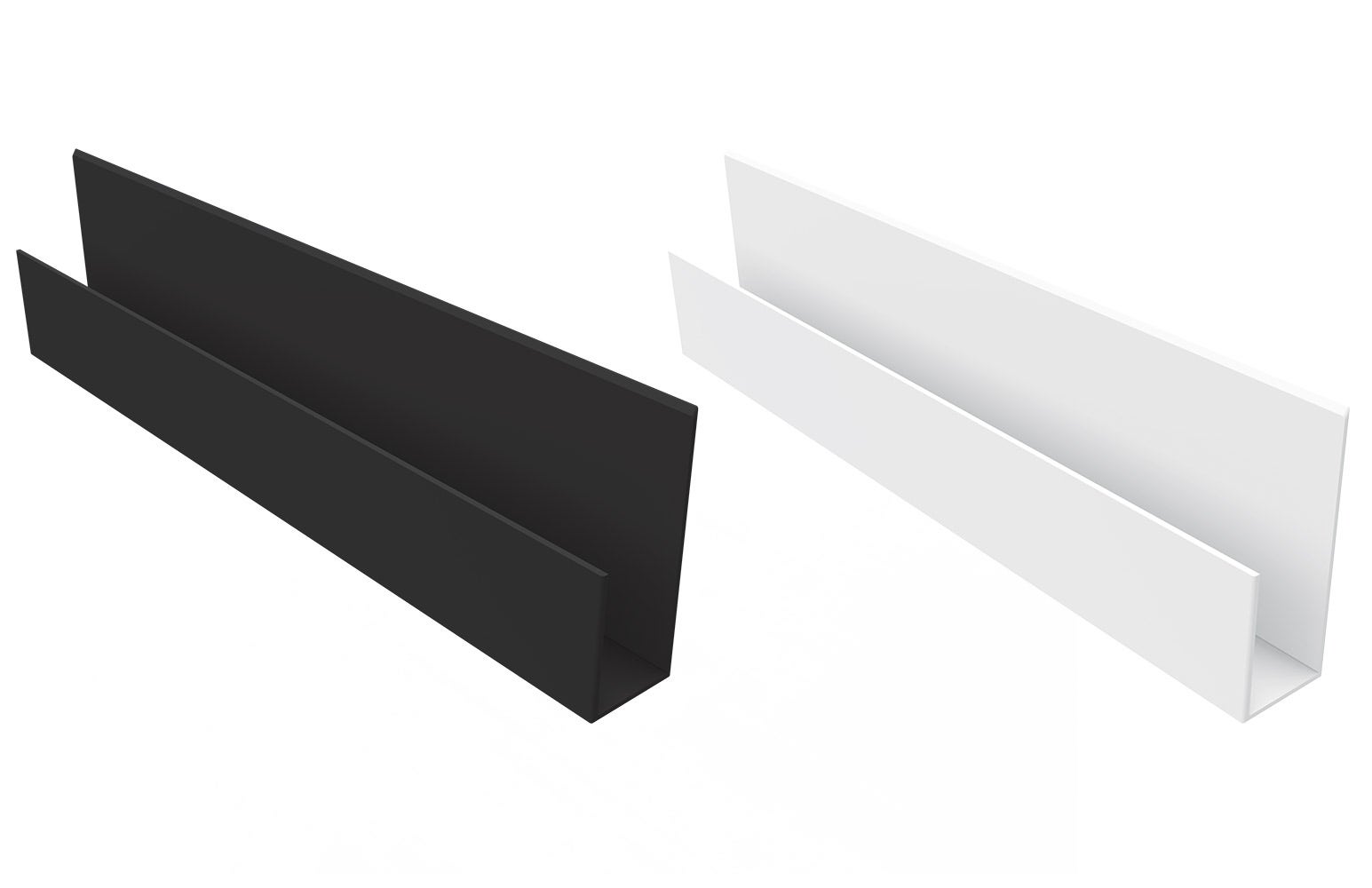 Finishing Side Trim | PVC Plastic Slatwall - Eddie's Hang-Up Display Ltd.