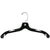 17" Heavy Weight Top Hangers | Clear & Black | 100 Pack - Eddie's Hang-Up Display Ltd.
