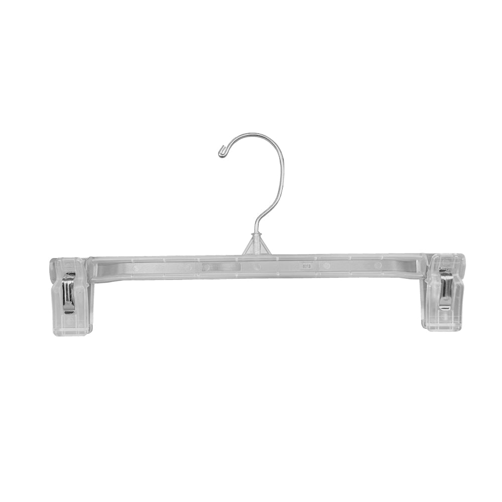 Pinchclip Pant Hanger | Frosted | 100 Pk - Eddie's Hang-Up Display Ltd.