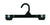 Pant Hanger With Push Clips and Plastic Hooks | 100 Pk - Eddie's Hang-Up Display Ltd.