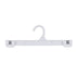 Pant Hanger With Push Clips and Plastic Hooks | 100 Pk