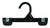 Pant Hanger With Push Clips and Plastic Hooks | 100 Pk - Eddie's Hang-Up Display Ltd.