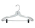 17" Heavy Weight Suit Hanger | Clear | Case of 100 - Eddie's Hang-Up Display Ltd.