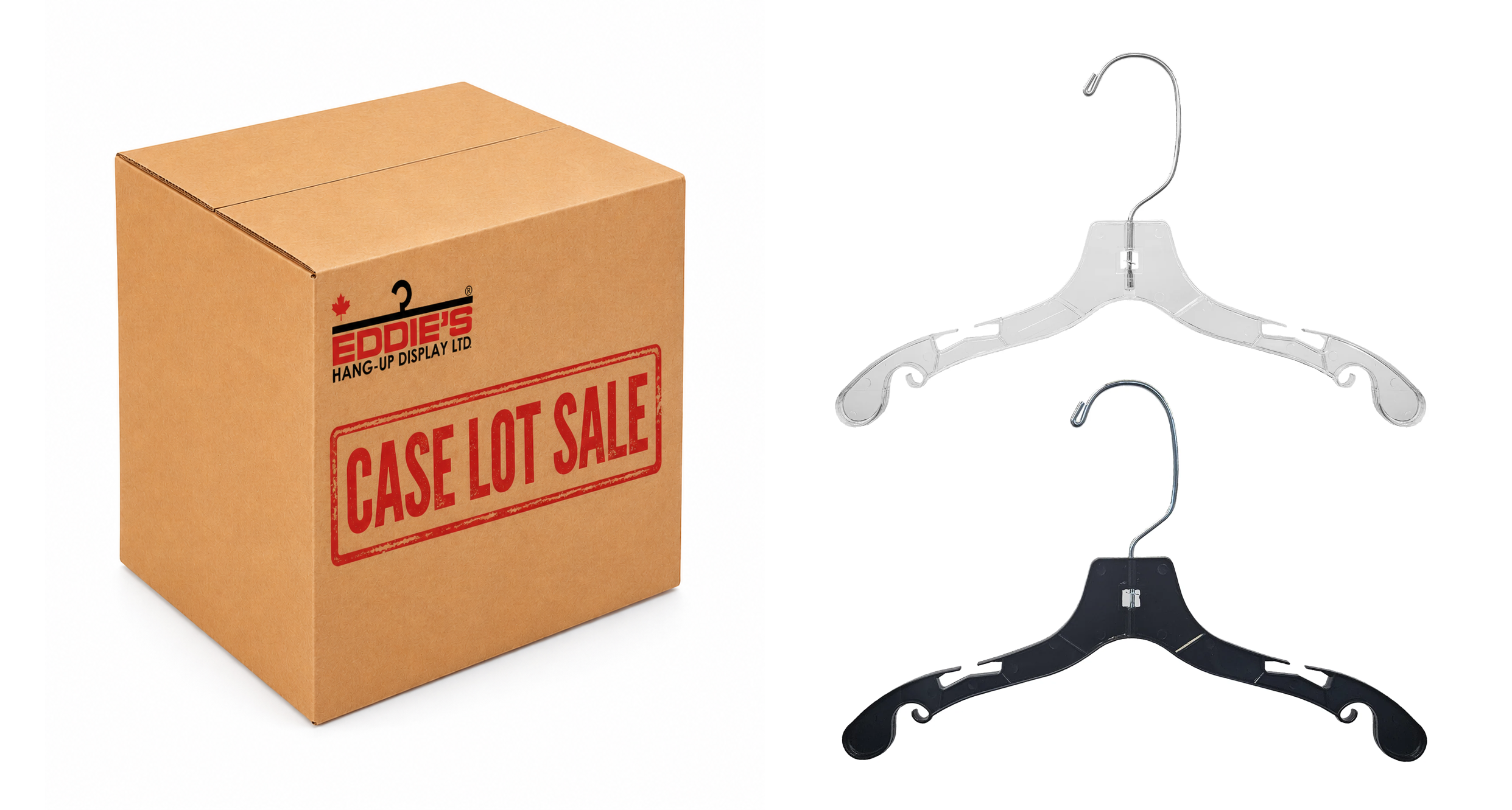 12" Children's Plastic Top Hangers | 100 Per Case Lot - Eddie's Hang-Up Display Ltd.