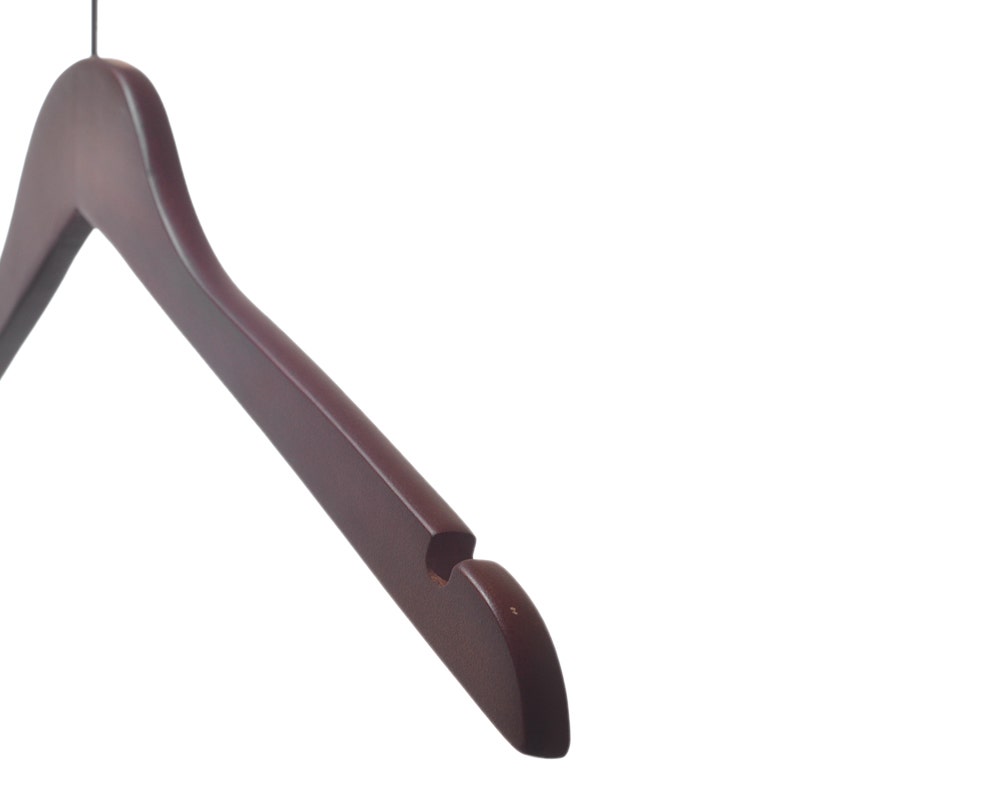 Wooden Top Hangers | Flat | 100 Pk - Eddie's Hang-Up Display Ltd.
