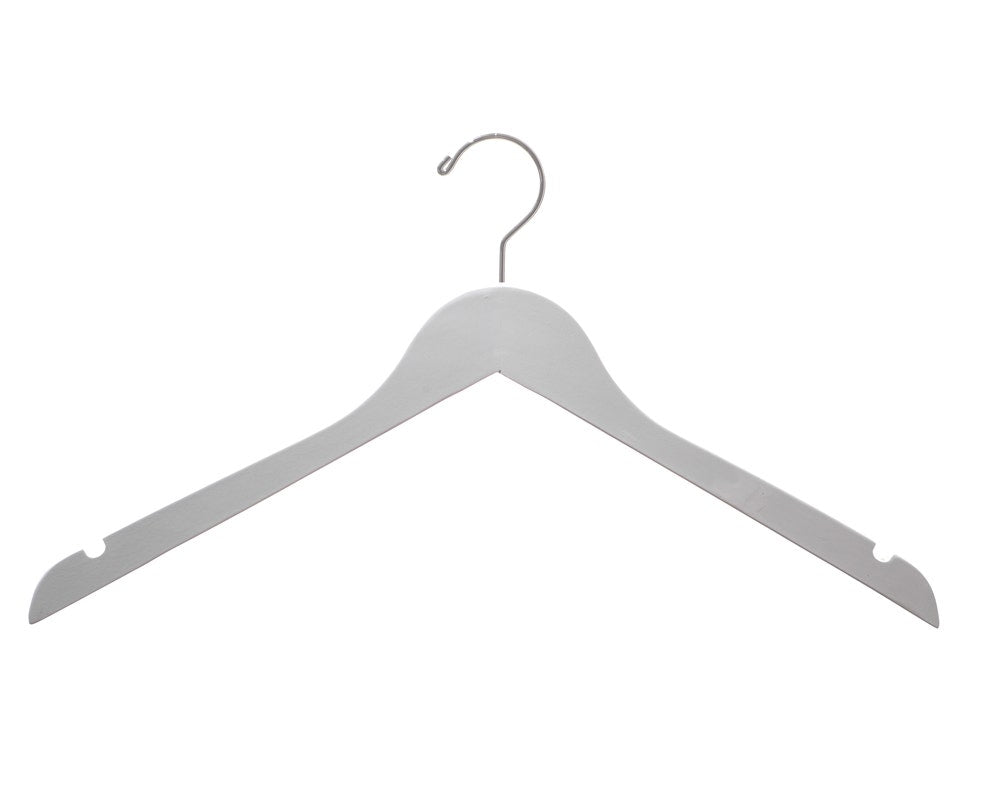 Wooden Top Hangers | Flat | 100 Pk - Eddie's Hang-Up Display Ltd.