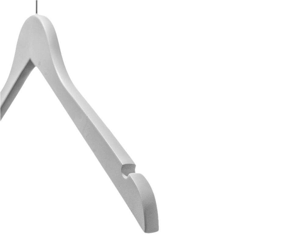 Wooden Top Hangers | Flat | 100 Pk - Eddie's Hang-Up Display Ltd.