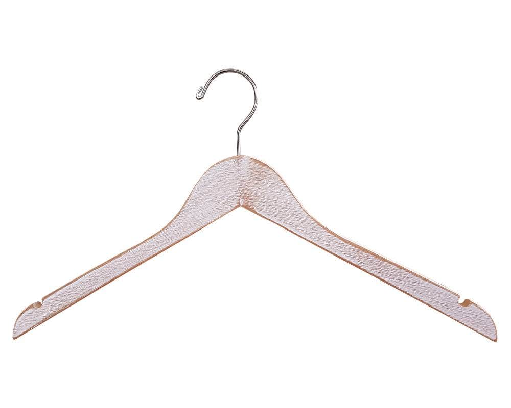 Wooden Top Hangers | Flat | 100 Pk - Eddie's Hang-Up Display Ltd.