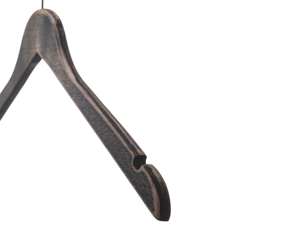 Wooden Top Hangers | Flat | 100 Pk - Eddie's Hang-Up Display Ltd.