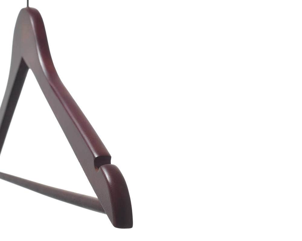 Wooden Suit Hangers | Flat - Eddie's Hang-Up Display Ltd.