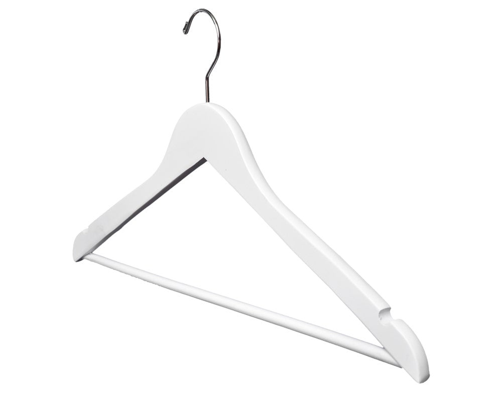 Wooden Suit Hangers | Flat - Eddie's Hang-Up Display Ltd.