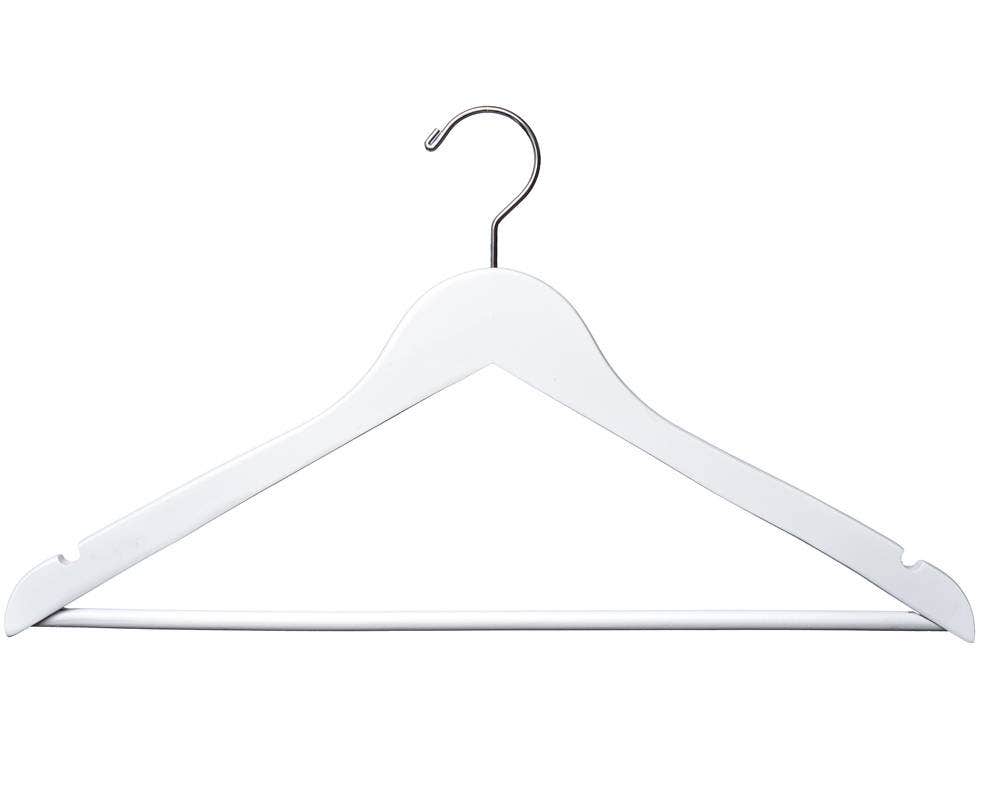 Wooden Suit Hangers | Flat - Eddie's Hang-Up Display Ltd.