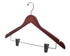 Wooden Suit Hangers with Clips | Flat | 100 Pk - Eddie's Hang-Up Display Ltd.