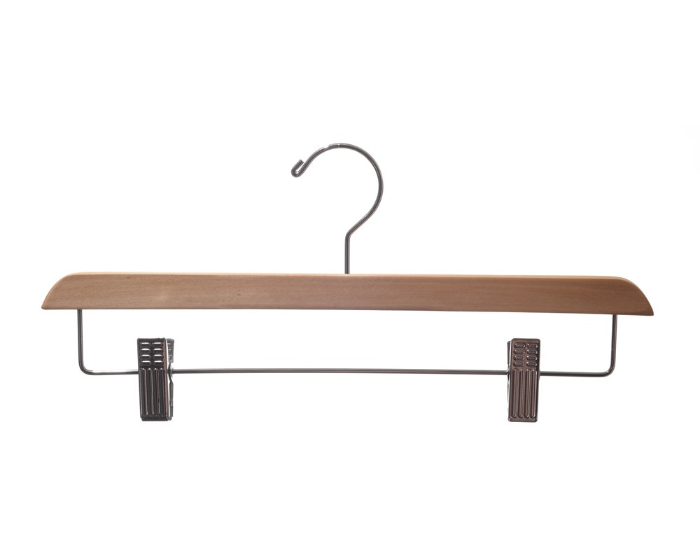 Wooden Pant Hangers | 100 PK - Eddie's Hang-Up Display Ltd.