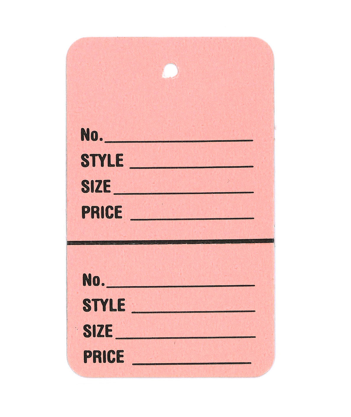Large Stringless Tags | 2 Part | Pack of 1000 - Eddie's Hang-Up Display Ltd.