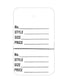 Large Stringless Tags | 2 Part | Pack of 1000 - Eddie's Hang-Up Display Ltd.