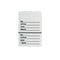 Small White Stringless Tags | 2 Part |1000 Pack - Eddie's Hang-Up Display Ltd.