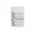 Small White Stringless Tags | 2 Part |1000 Pack - Eddie's Hang-Up Display Ltd.