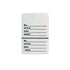 Small White Stringless Tags | 2 Part |1000 Pack